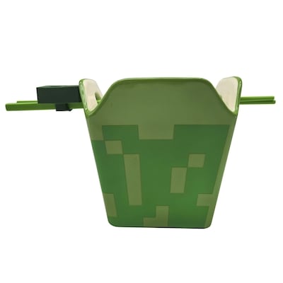 Bol à ramen en forme de boîte à emporter Minecraft avec baguettes 2