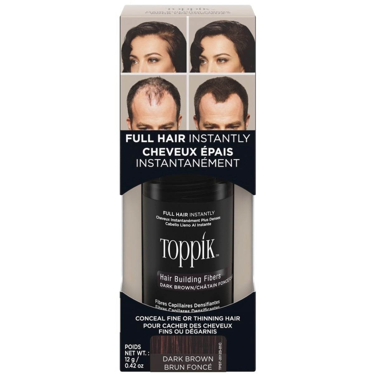 TOPPIK Fibres capillaires densifiantes