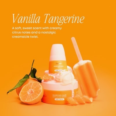 Huile pour poils incarnés – Vanille Mandarine 5