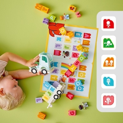 DUPLO Town Alphabet Truck Toy, Toddler Education Toy 10421 3