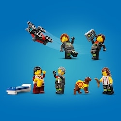 City Fire Station with Fire Truck Pretend Play Toy 60414 6