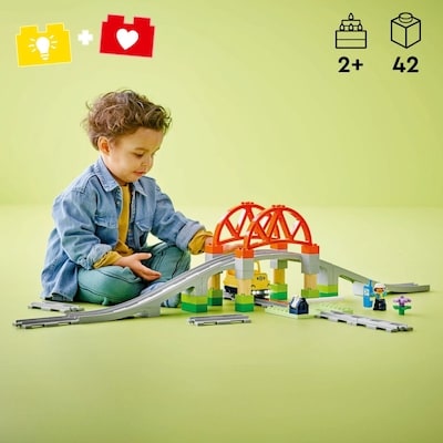 DUPLO Town Train Bridge and Tracks Expansion Set 10426 2