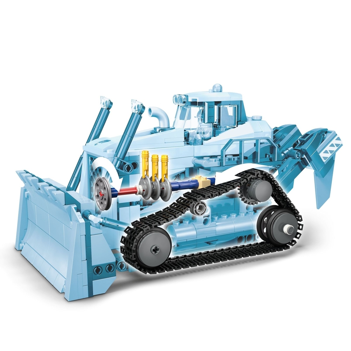 LEGO City Le Bulldozer Jaune, Ensemble à Construire sur le Thème du Chantier de Construction 60466