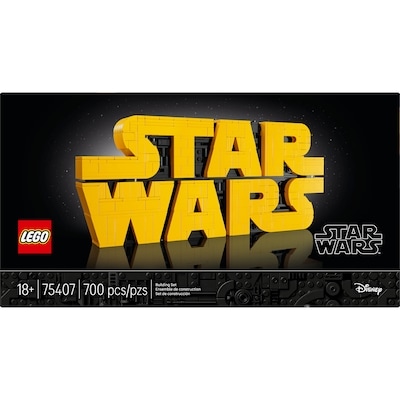 Star Wars Brick-Built Star Wars Logo 75407