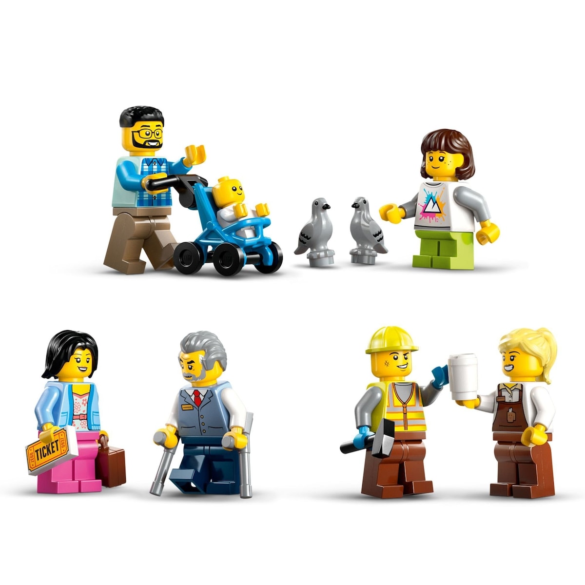 LEGO City Central Train Station Building Toy 60469