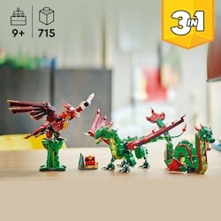 Creator 3 in 1 Medieval Dragon Building Toy 31161 2