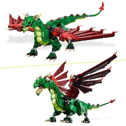 Creator 3en1 Le Dragon Médiéval, Ensemble de Jeu de Créature 31161 5