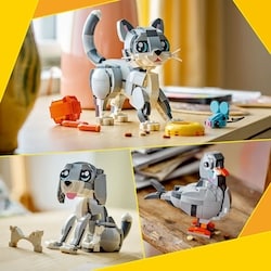 Creator 3en1 Le Chat Enjoué, Jouet, Ensemble de Jeu d’Animal 31163 3