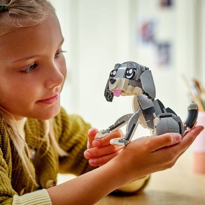 Creator 3en1 Le Chat Enjoué, Jouet, Ensemble de Jeu d’Animal 31163 5