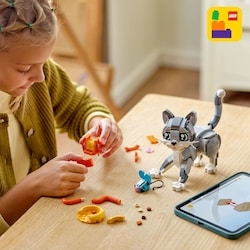 Creator 3en1 Le Chat Enjoué, Jouet, Ensemble de Jeu d’Animal 31163 6