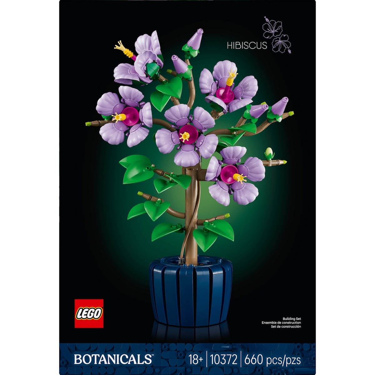 LEGO Botanicals L’Hibiscus, Ensemble pour Adultes 10372