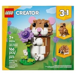 Creator 3 en 1 Le Hamster Mignon avec une Fleur 31376 1
