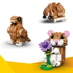 Creator 3 en 1 Le Hamster Mignon avec une Fleur 31376 4