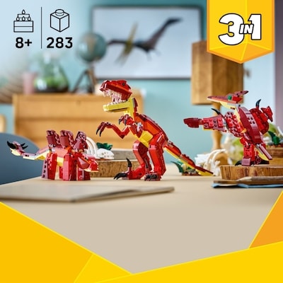 Creator 3 in 1 Fierce Dinosaur Kids Toy 31379 2