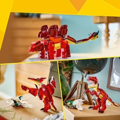 Creator 3 in 1 Fierce Dinosaur Kids Toy 31379 3