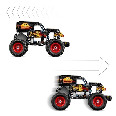 Technic Monster Jam Grave Digger Fire and Ice 42219 3