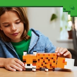 Minecraft Le Renard, Cadeau de Décoration de Jeu 21588 4