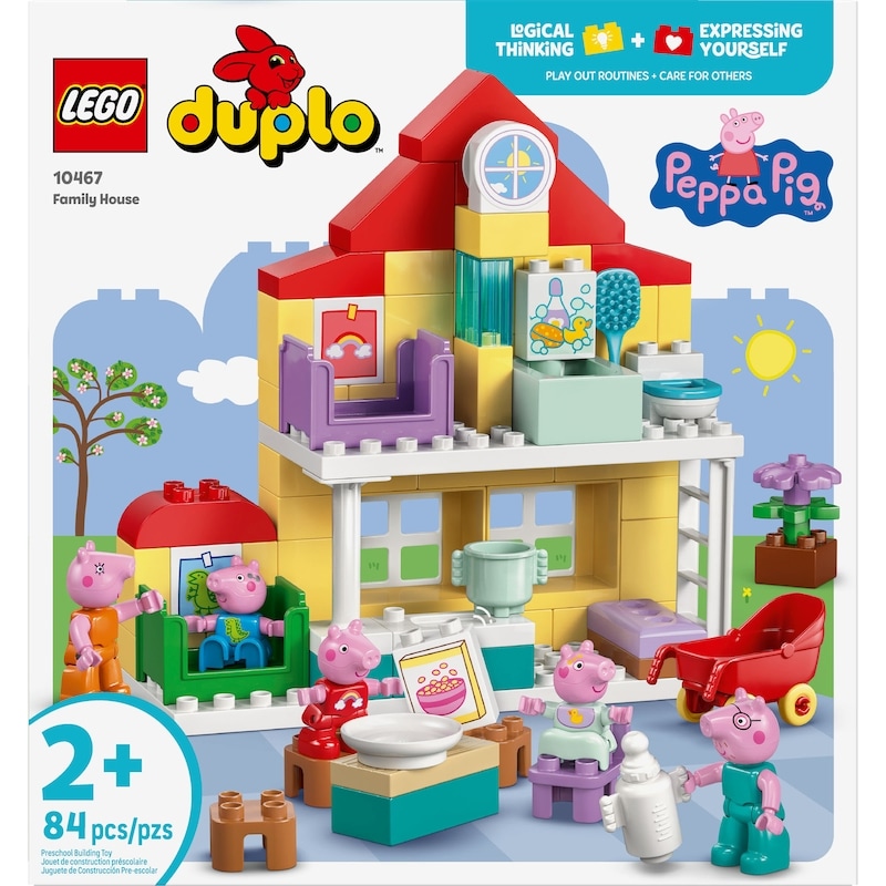 DUPLO Peppa Pig Family House Building Toy 10467