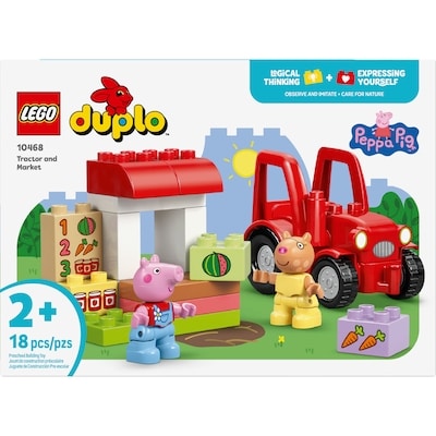 DUPLO Peppa Pig Tractor and Market Toy 10468