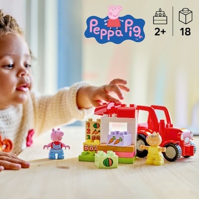 DUPLO Peppa Pig Tractor and Market Toy 10468 2