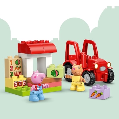 DUPLO Peppa Pig Tractor and Market Toy 10468 4
