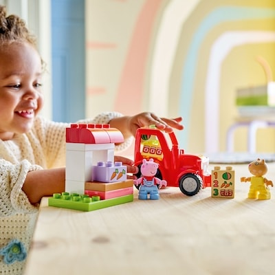 DUPLO Peppa Pig Tractor and Market Toy 10468 5