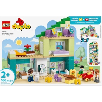 DUPLO Town 3 in 1 Modern Family House with Figures 10470