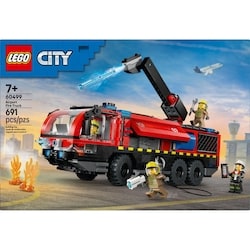 City Airport Fire Truck Toy Building Set 60499 1