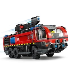 City Airport Fire Truck Toy Building Set 60499 3