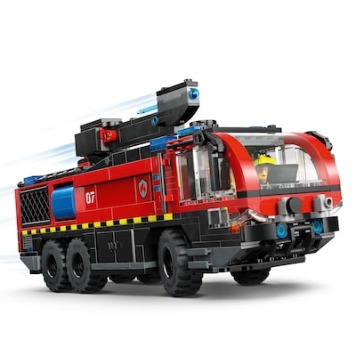 City Airport Fire Truck Toy Building Set 60499 3