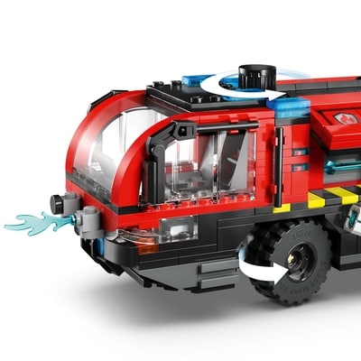 City Airport Fire Truck Toy Building Set 60499 4