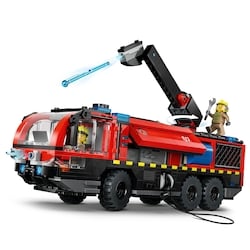City Airport Fire Truck Toy Building Set 60499 5