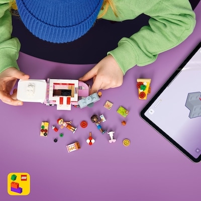 Friends Pizza Truck Building Toy 42694 6