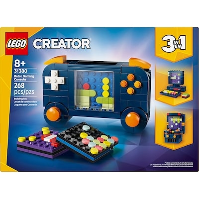 Creator 3 en 1 La Console de Jeu Rétro, Jouet de construction 31380