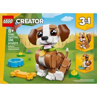 Creator 3 en 1 Les Animaux Mignons : Le Chiot Joueur 31382