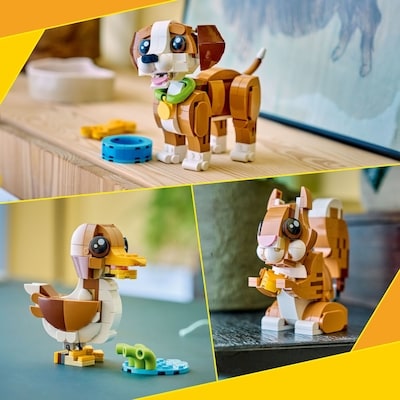 Creator 3 en 1 Les Animaux Mignons : Le Chiot Joueur 31382 3