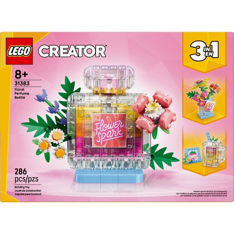 Creator 3 in 1 Floral Decor Perfume Bottle 31383
