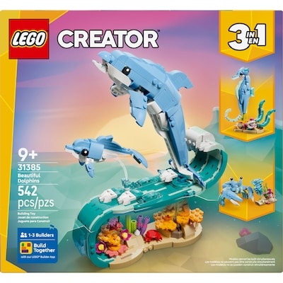 Creator 3 in 1 Sea Animals: Beautiful Dolphins 31385