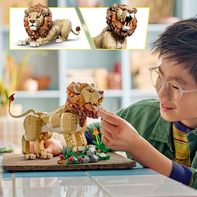 Creator 3 in 1 Wild Animals: Majestic Lion 31386 4