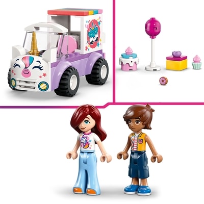 Friends Unicorn Cake Delivery Car 42675 3