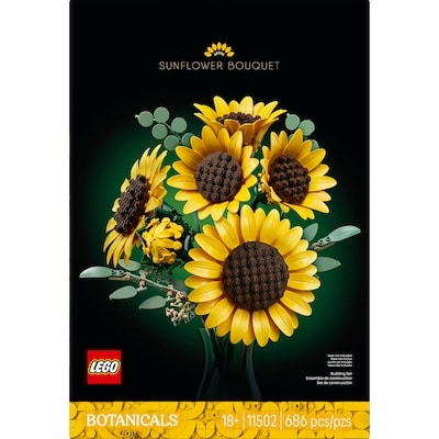 Botanicals Sunflower Bouquet Building Set 11502
