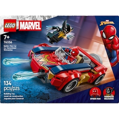 Marvel Spider-Man Car vs. Venomized Wolverine 76336