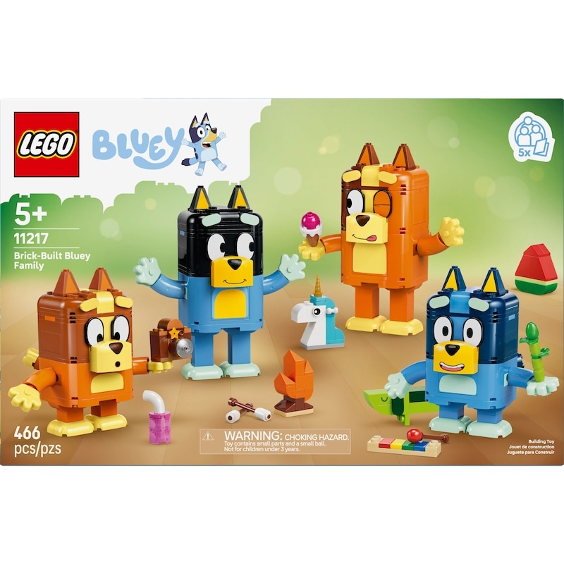 Bluey Brick-Built Bluey Family 11217