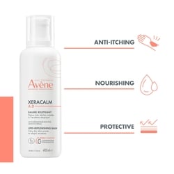 XeraCalm A.D Lipid-Replenishing Balm, Nourishes 48 hrs, No Preservative, Fragrance-Free, paraben and alcohol-free - for Atopic, very dry skin - 400 mL 3
