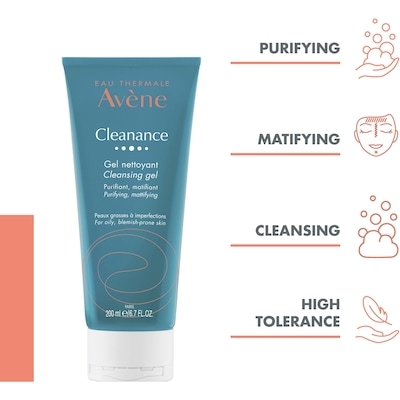 Cleanance Cleansing Gel, Face and Body Cleanser, Foaming, Purifying face wash - Oily acne-prone skin - 200mL 2