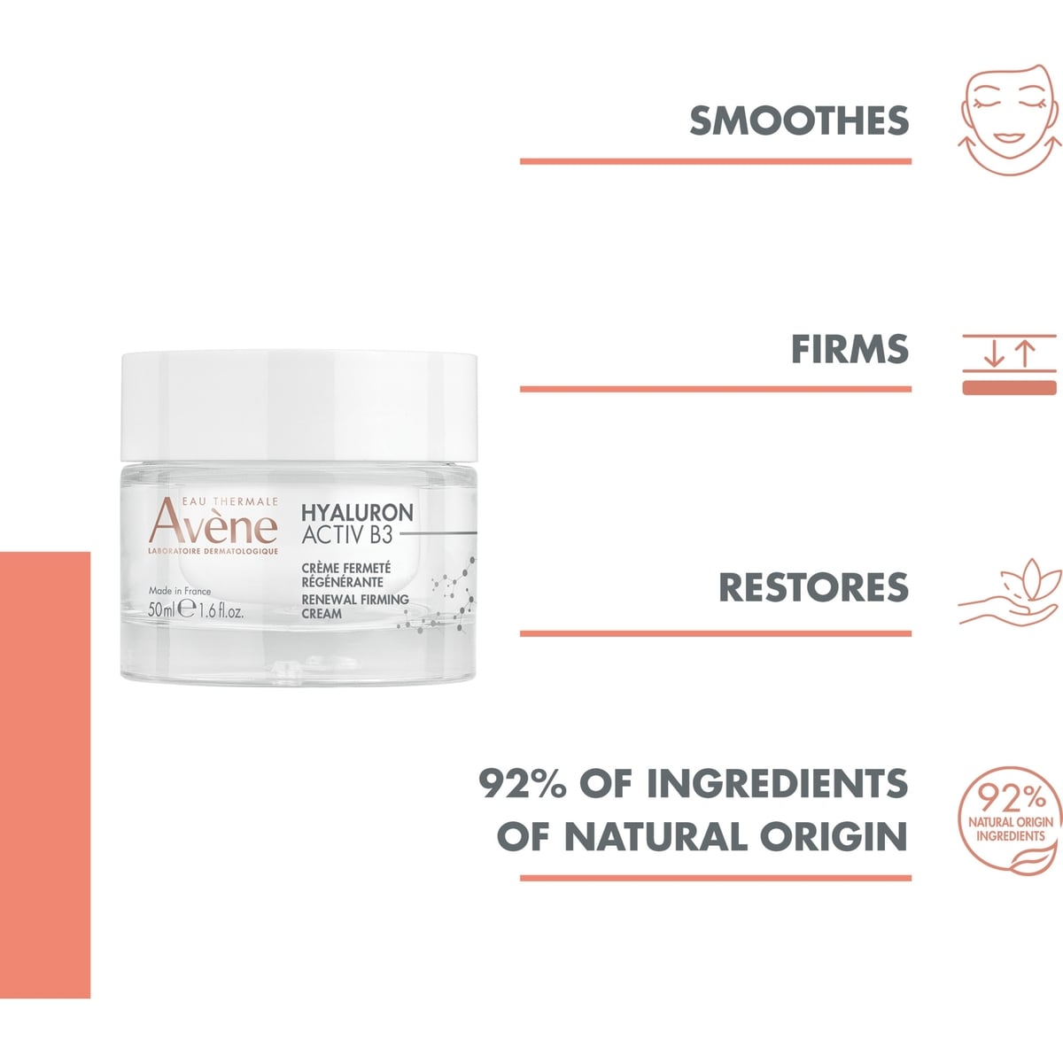 Hyaluron Activ B3 Crème fermeté regénérante jour