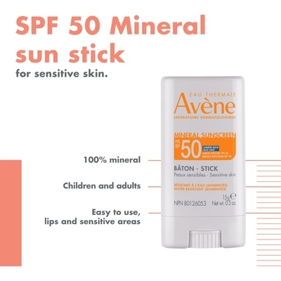 Mineral Sunscreen Stick SPF 50, Face & Body, UV Protection, Fragrance Free - for Sensitive Skin 3