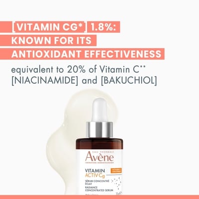 Vitamin Activ Cg Radiance Concentrated Serum, with Vitamin Cg, Niacinamide and Bakuchiol - for dark spots, radiance, anti-wrinkles 5
