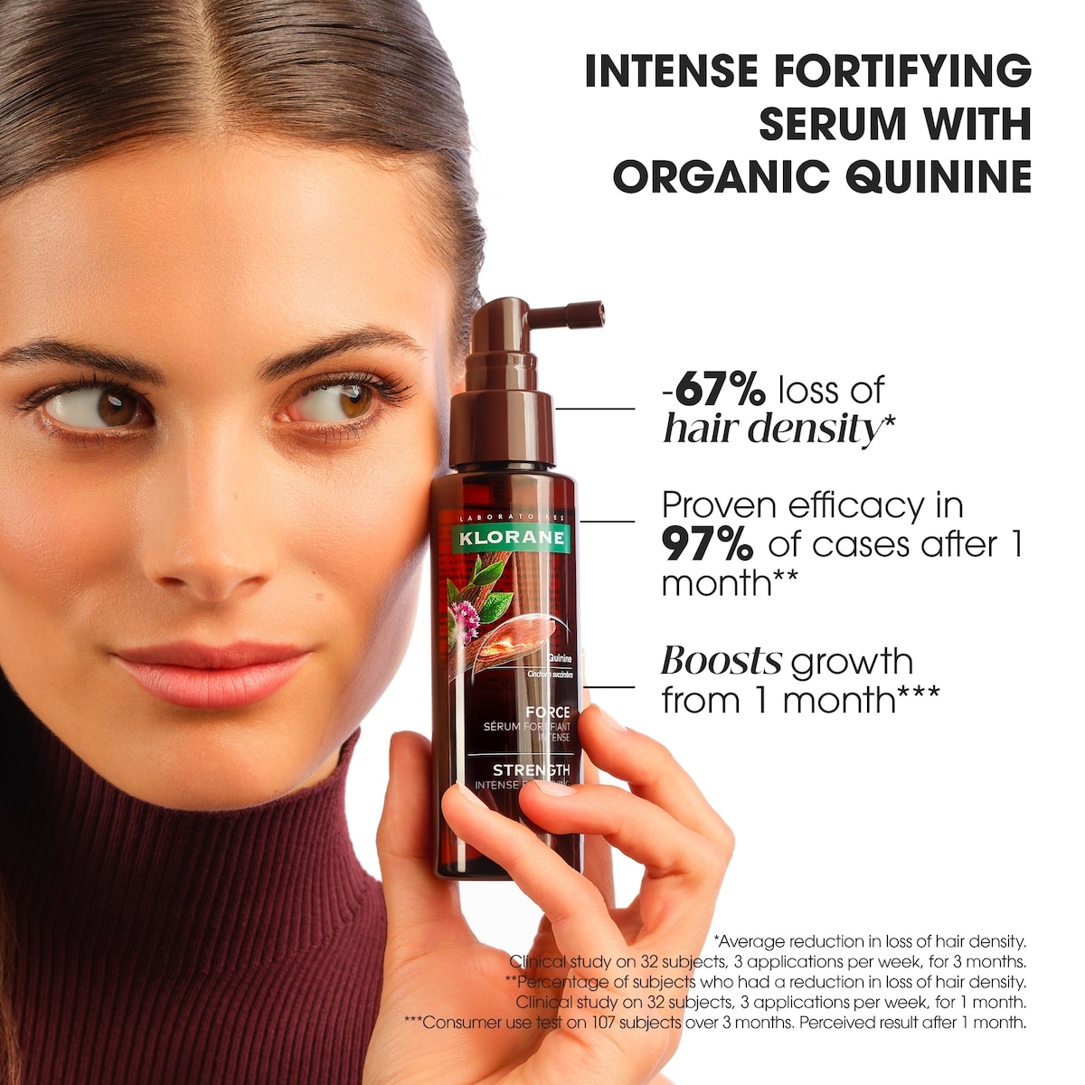 Intense fortifying serum with Quinine