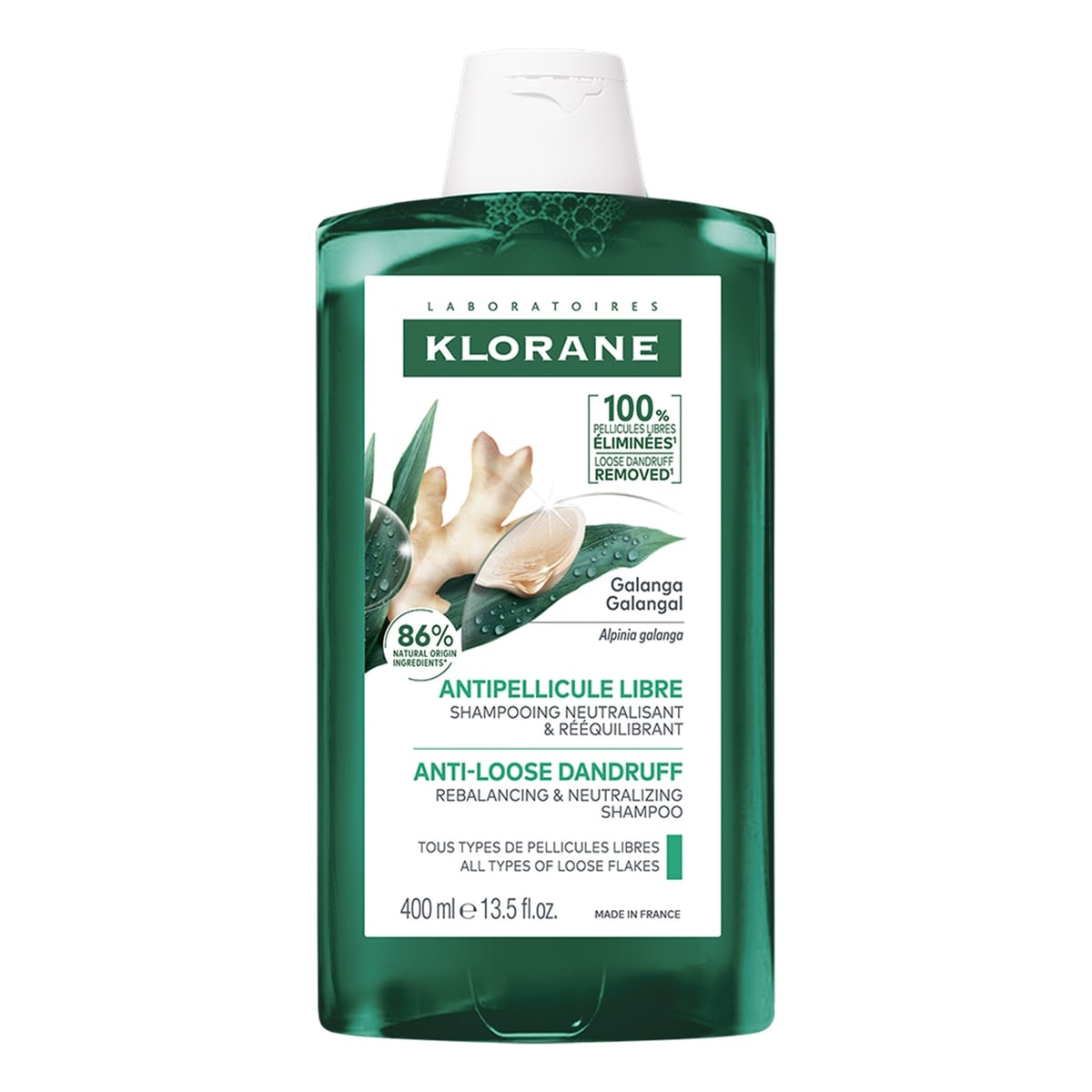 Rebalancing & Neutralizing Shampoo with Galangal - Anti-Loose Dandruff - High tolerance formula